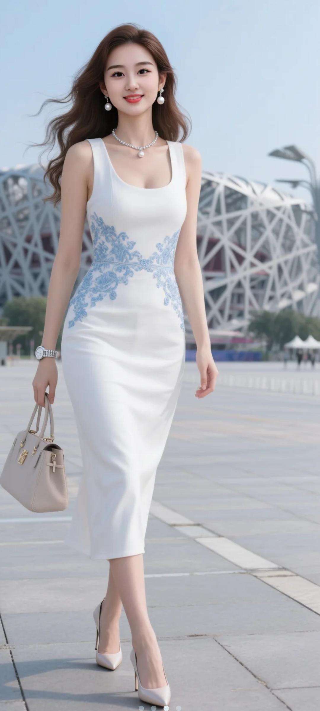 这也太好看了吧！一身白色旗袍，真是太优美了！什么样的女人才最有魅力呢?