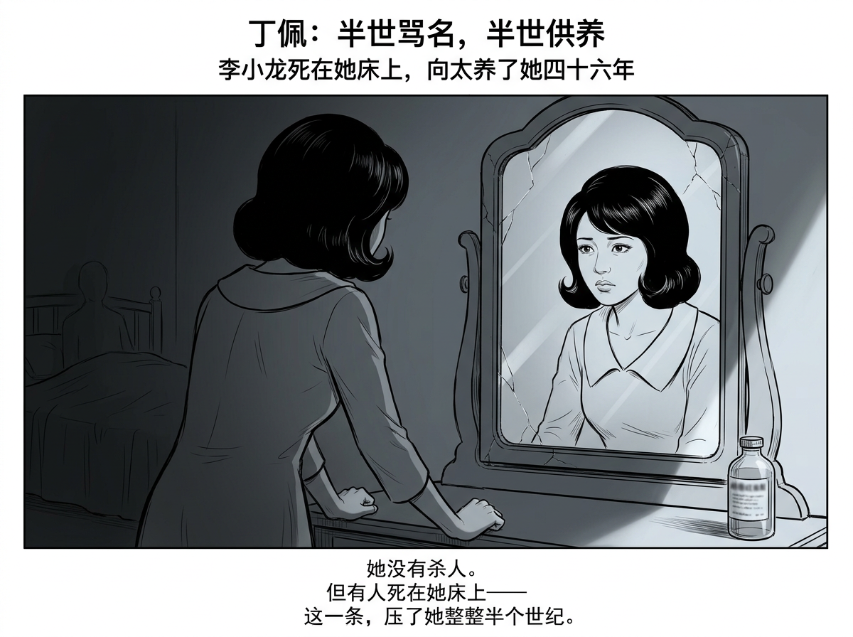 有一个女人，李小龙死她床上，向华强娶，又被向太养46年1973年，功夫巨星李小