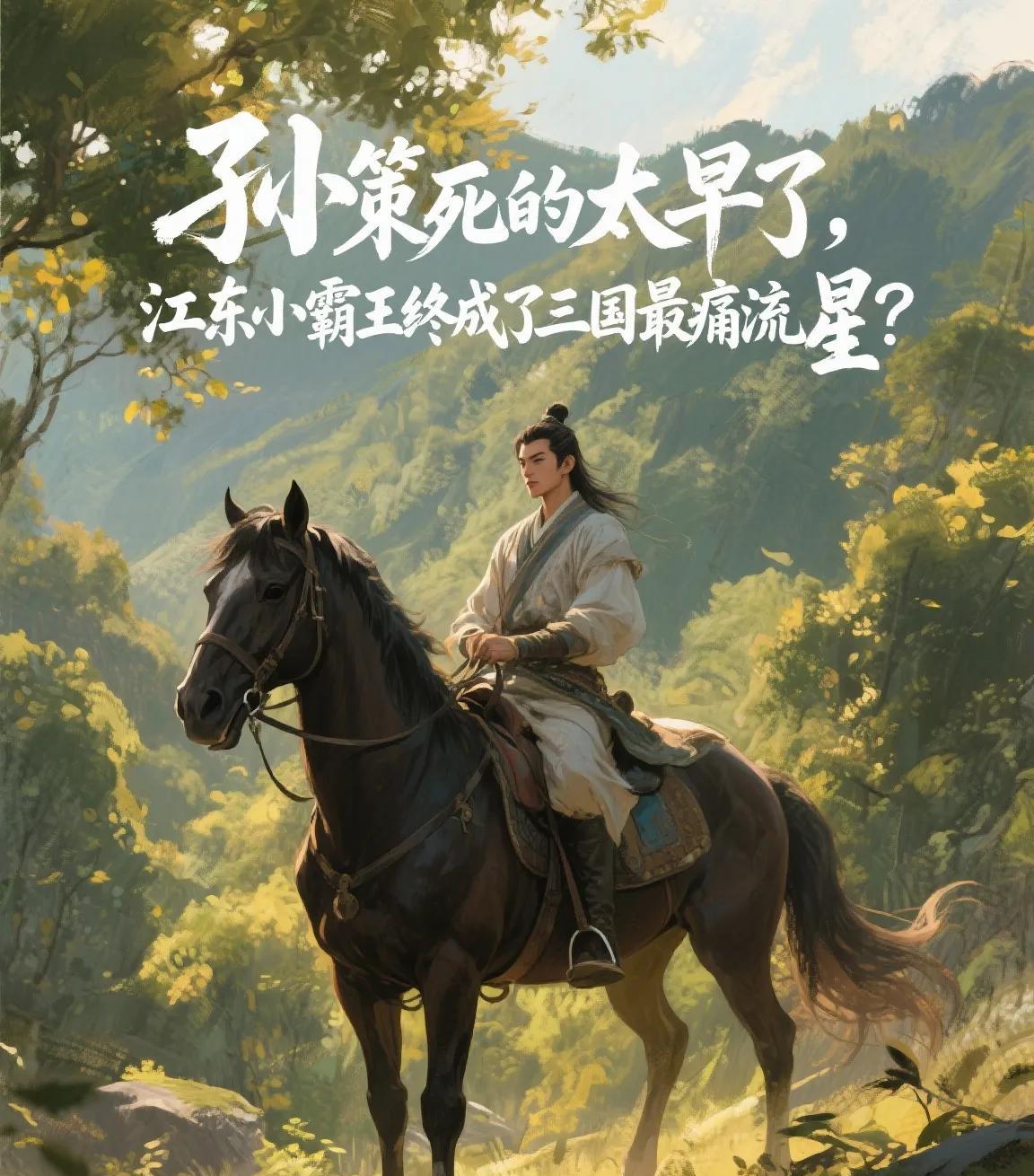 孙策死的太早了，江东小霸王终成了三国最痛流星？你绝对想不到，三国最强创业者不是