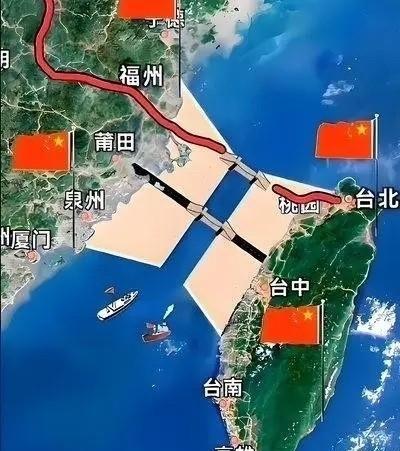 填海这个方法好，能够一劳永逸解决台湾问题！十万辆渣土车日夜交替、加上几万台挖掘机