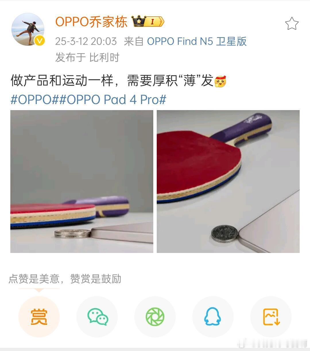 oppo这不是孙颖莎的小飒吗，出息了小飒​​​