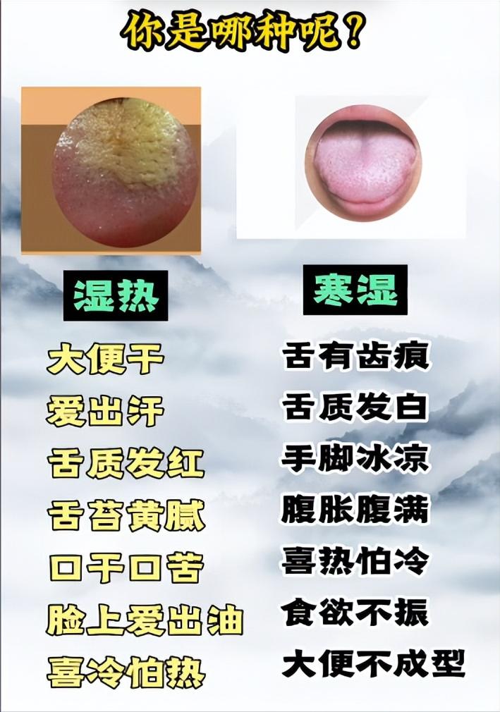 如何区分湿热还是寒湿？