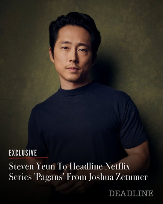 史蒂文·元将再度携手Netflix，主演超自然题材新剧《Pagans》并兼任执行
