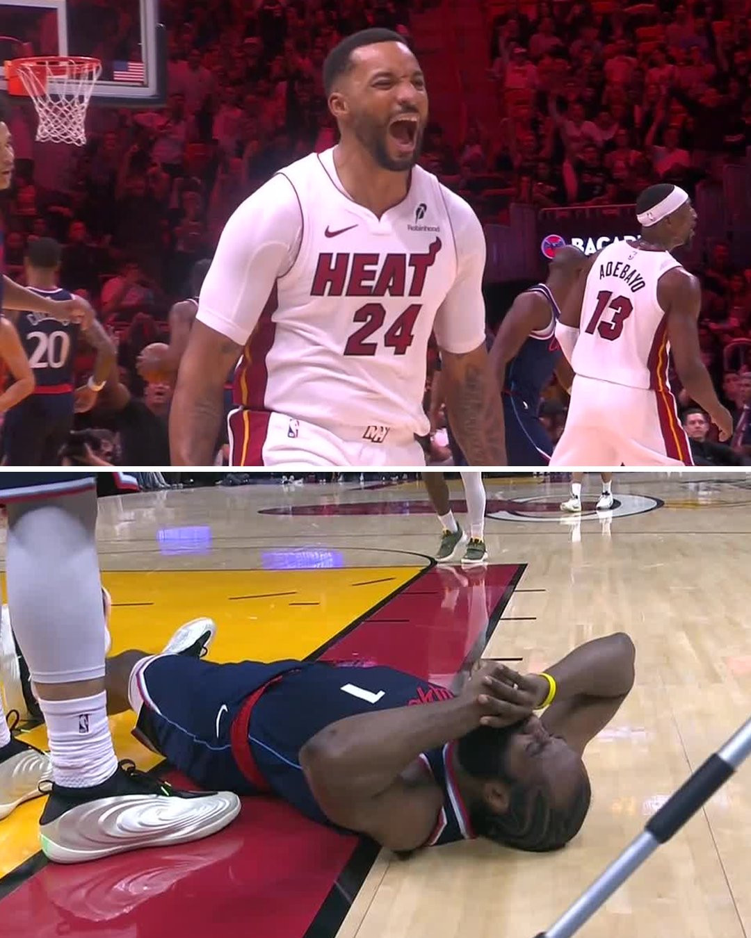 扬帆起航！第三节开始仅2分钟，泰伦·卢就把所有首发球员都换下了！泰伦卢半场投降