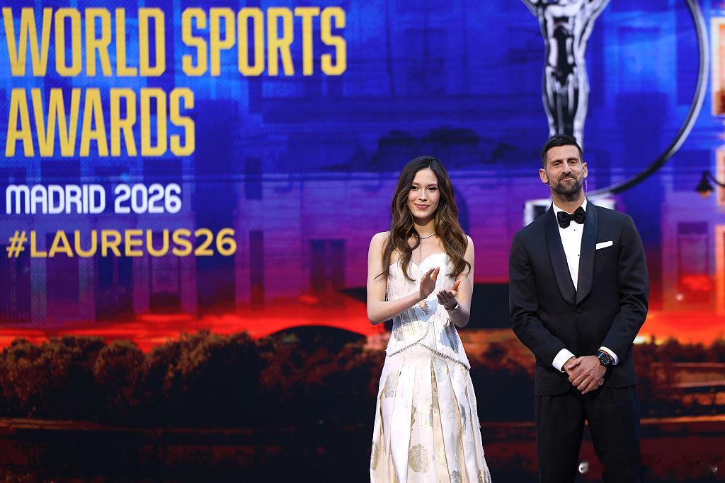 谷爱凌德约主持好评2026劳伦斯世界体育奖颁奖典礼，谷爱凌和德约科维奇联袂主持
