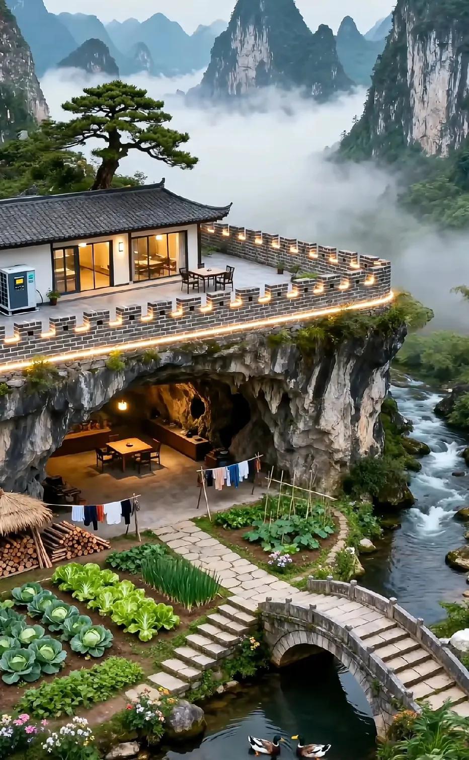 假如真有这种房子，但是远离城市，是在大山里面，很孤独，你能忍住待多久不出去？而且