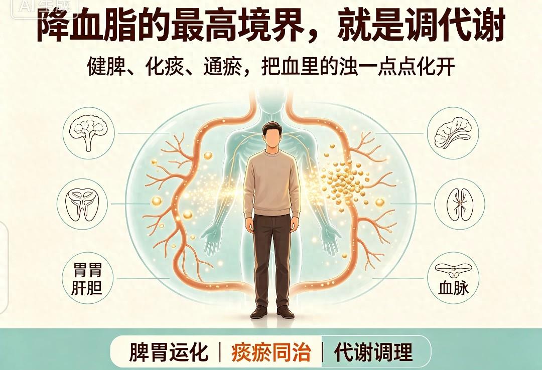 降血脂的最高境界，就是调代谢！3个中成药，健脾、化痰、通瘀作品声明：内容仅