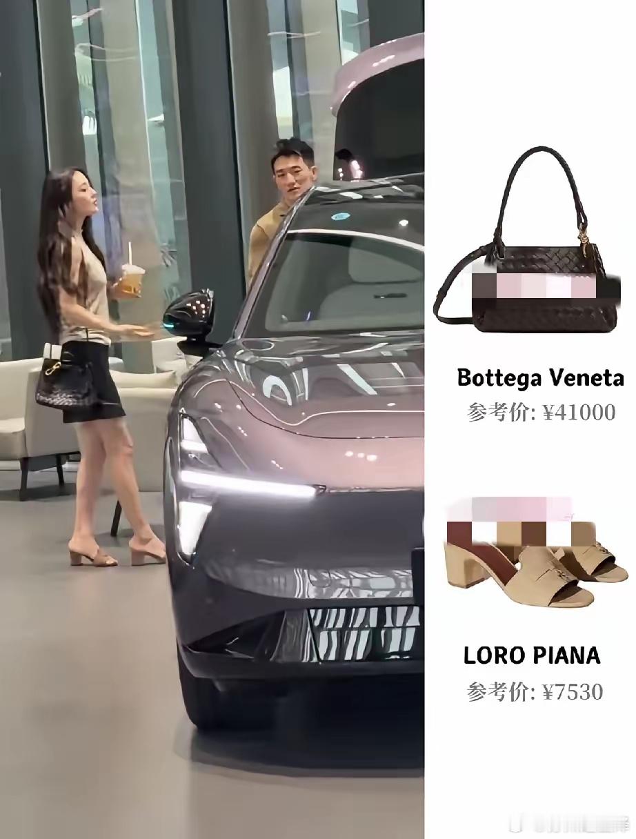 9月4日，张馨予与老公何捷一起现身广州一国产车科技园准备提新车，何捷还是那么帅气