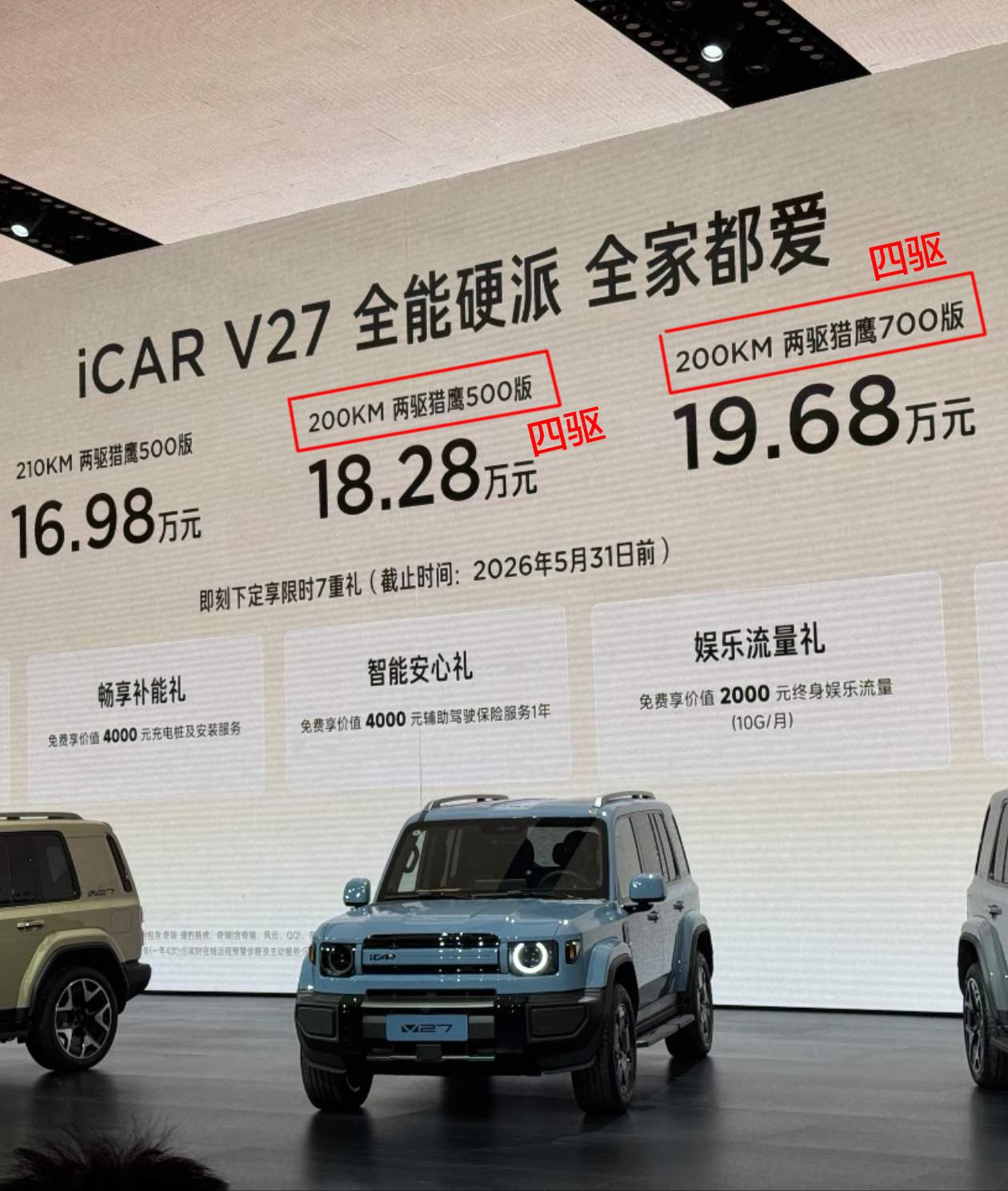 【iCARV27上市，PPT出现严重错误！】iCARV27上市价格公布之后