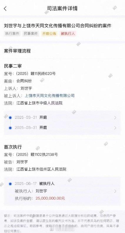 mlxg刘世宇与RNG关联公司上饶市天同文化传播有限公司合同纠纷的案件，mlxg
