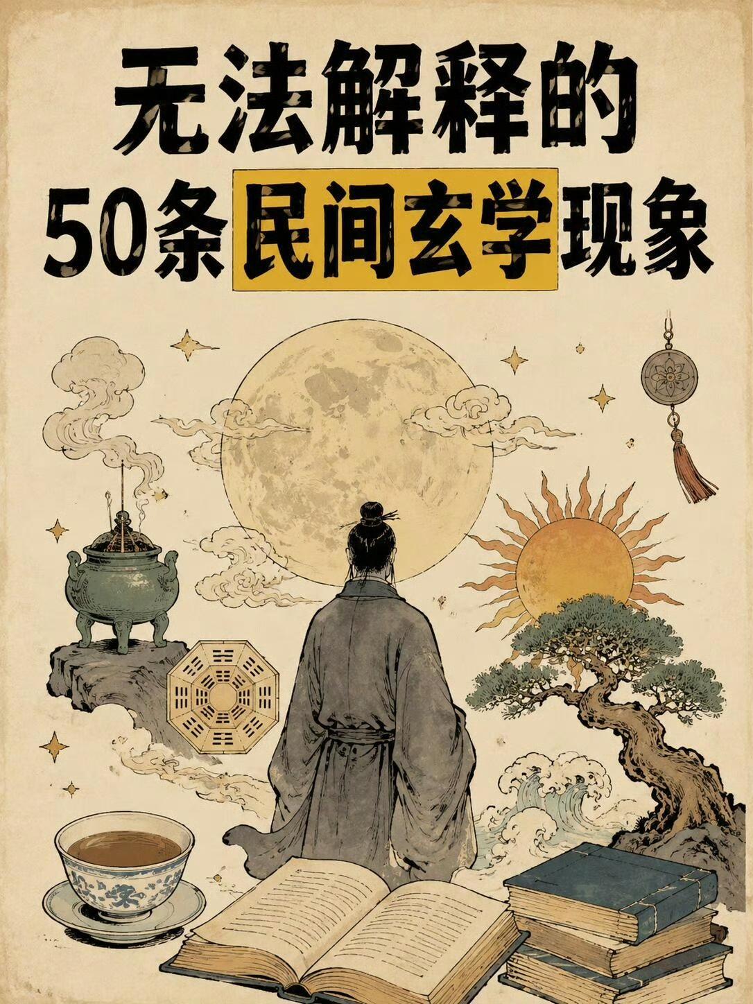 一组很有意思的国风漫画，汇集民间流传的生活经验。有民俗禁忌，更多是通透的处
