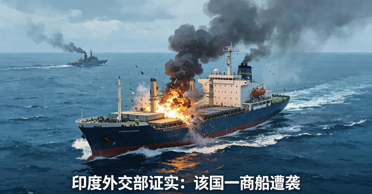 15分钟烧没了：印度商船在霍尔木兹海峡被“精准问候”说实话，这次的事，让我觉得