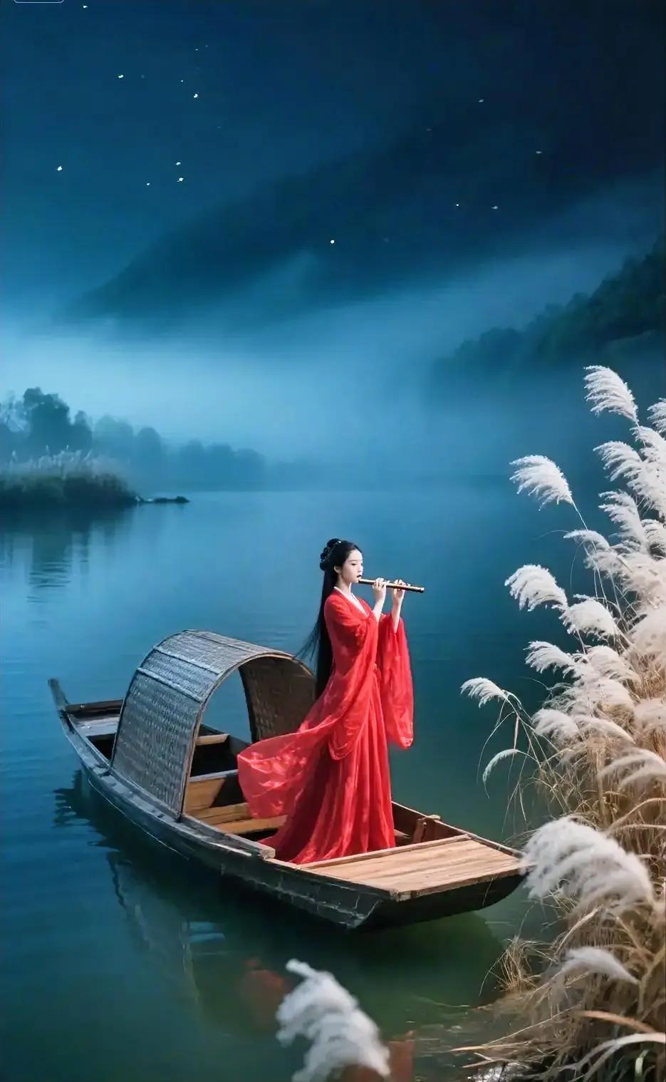 七绝*《烟柳渡》烟锁长堤柳色柔，渡头风曳送行舟。长条难系离人棹，执手凝噎