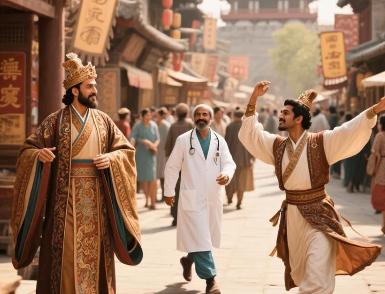 1955年冬，西安西郊土门村一处基建工地，推土机碾过冻土层时突然卡住。工人铲开浮