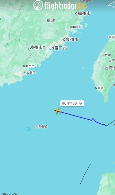 美军侦察机逼近汕头，笃定中方不敢动手？5月20日，美军一架RC-135U战略侦察