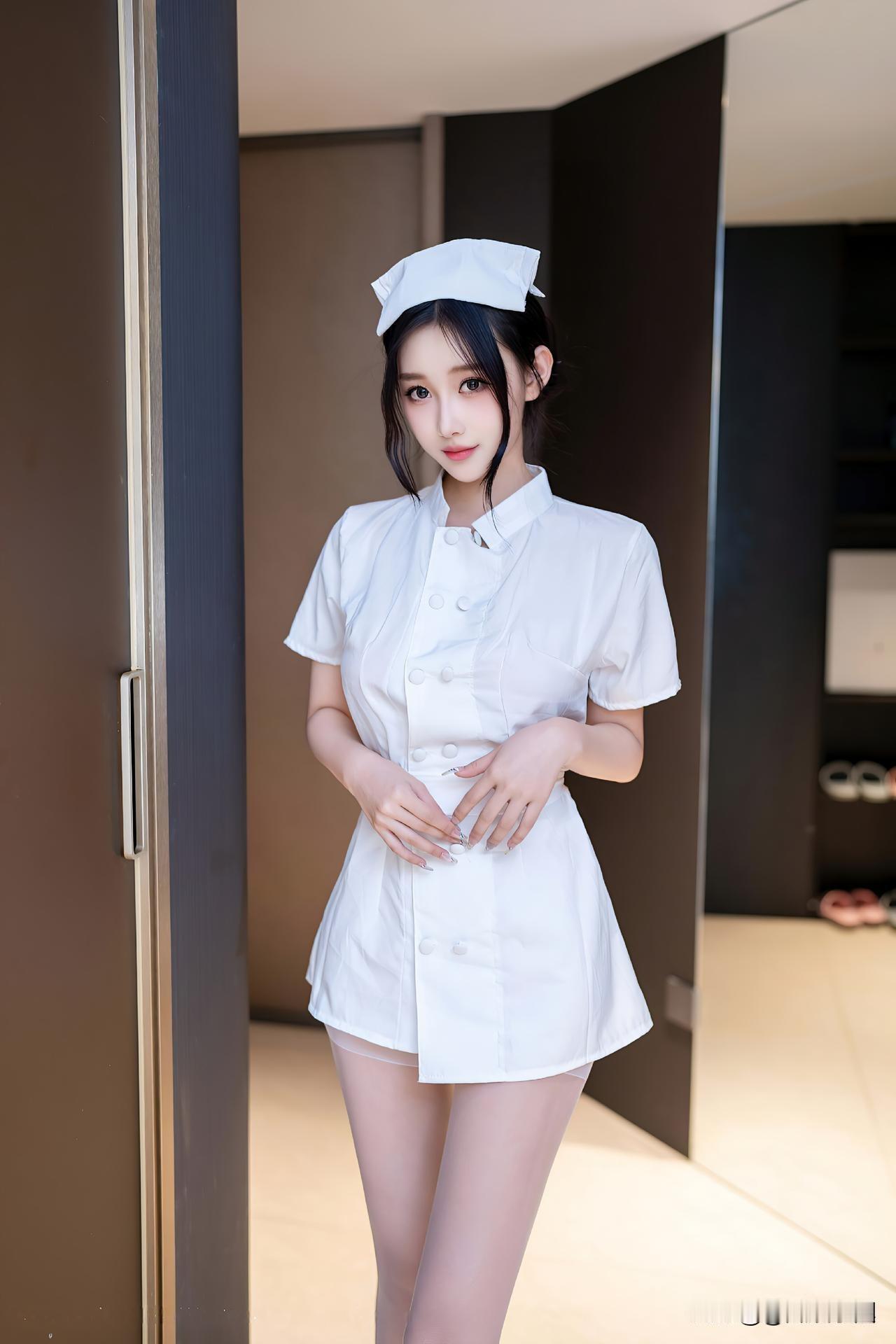 女护士，给你看病你舍得出院吗