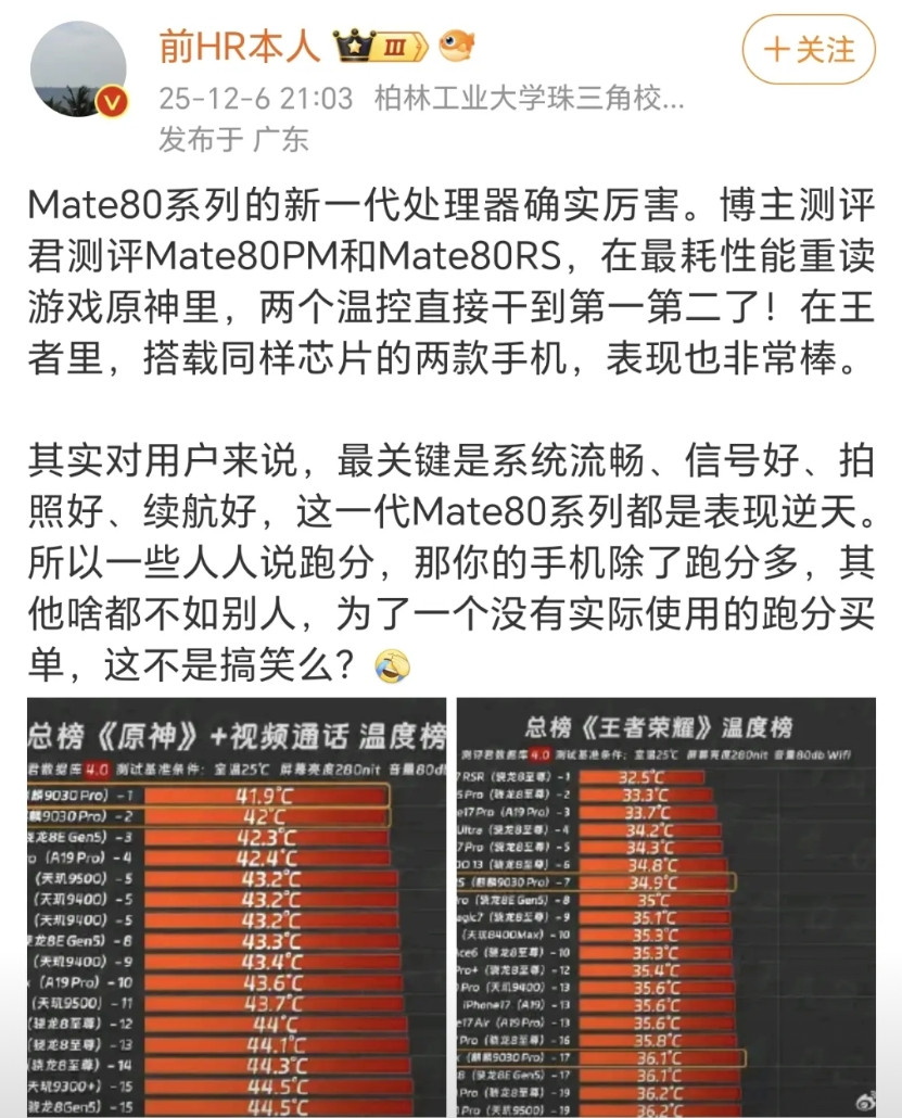 从很多博主的游戏测试结果来看，现在的麒麟9030Pro好像已经还高通联发科的旗舰