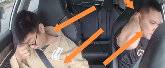 广东一男子早上提新车，返回途中开车打瞌睡，撞上一名骑电动车的年轻女子，致其当场身
