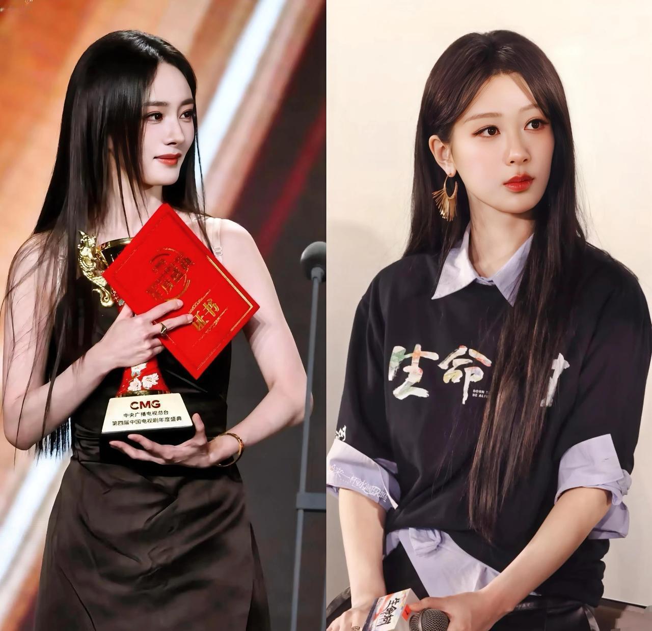 风向变了。杨幂、杨紫的“黑长直”，不是巧合，是一场蓄谋已久的审美反扑。你以为