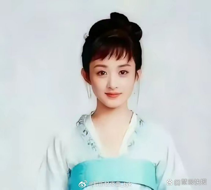 最开始明兰的定妆照好萌可惜最后还是没用这个刘海