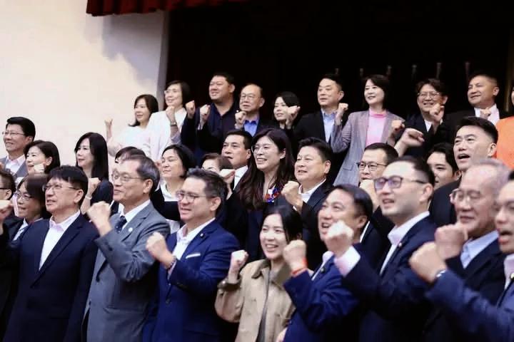 国民党核心权力结构-党主席：郑丽文-副主席：李乾龙、季麟连、张荣恭、