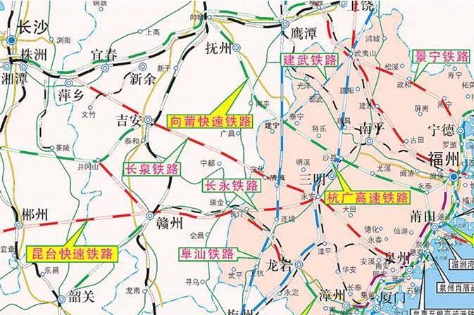 龙岩至泉州高铁被发改委，铁总列入国家十二五铁路规划中，由长汀，连城，永安，南安到