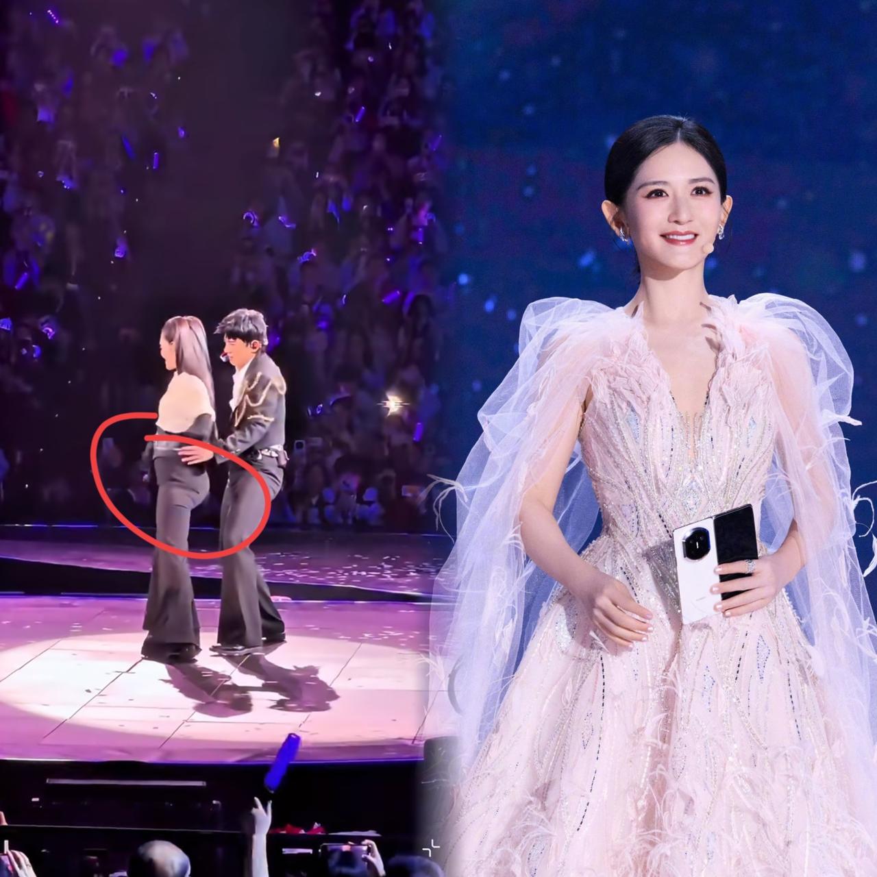 44岁的谢娜给所有女性提了一个醒那就是，在重要场合千万不要穿太过紧身的裤