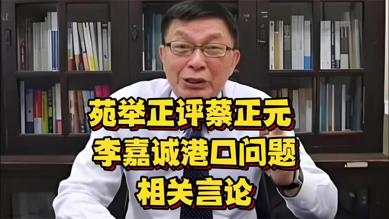 苑举正深度解析蔡正元：李嘉诚港口问题争议焦点