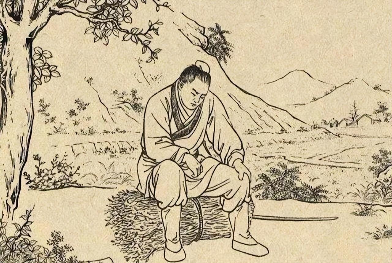 唐朝时期，一个樵夫砍柴累了，在山谷附近休息。忽然，眼前一块大石瞬间裂开一个口子，