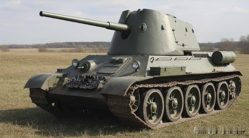 1942年冬天，乌拉尔机械厂研发了一款以T-34坦克底盘（图2）为基础搭配85毫