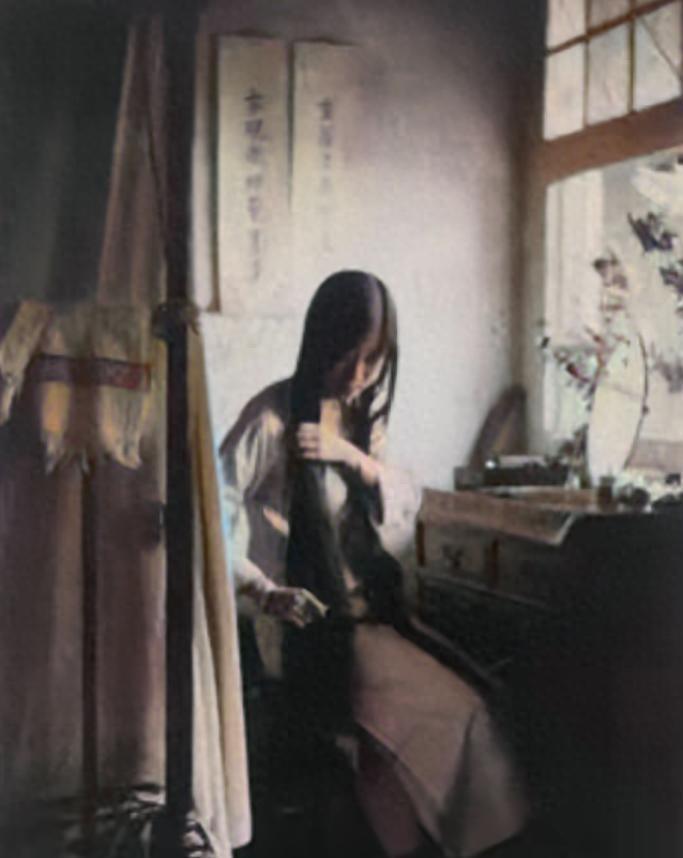 珍贵影像再现婉容梳妆时刻，神情憔悴略显阴森，残破的皇宫令人唏嘘不已！1910年