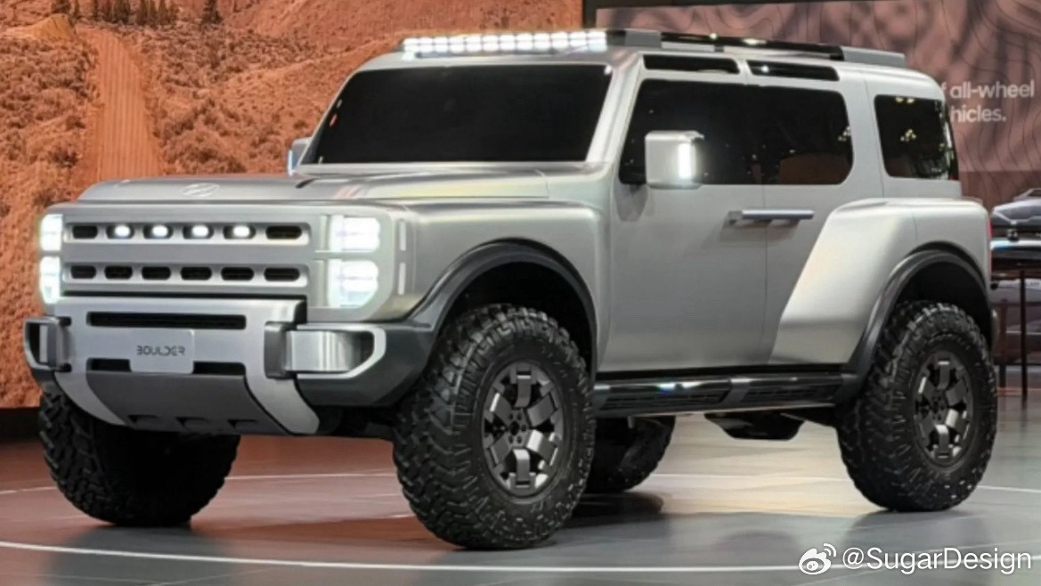 现代Boulder硬派SUV官图发布！太强了，他还在搞原创！而且还整的挺新挺帅前