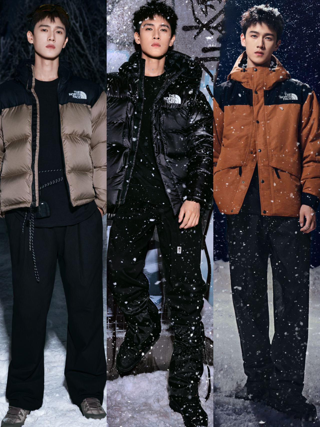 风格大赏都市户外风当都市潮流碰撞户外机能，北面先锋探索代言人李昀锐的雪地氛围感大