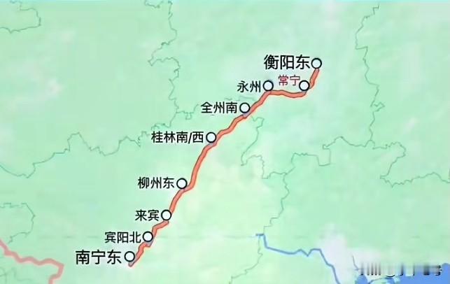 南衡高铁将是广西未来五年重点推进的头号铁路工程！在十四五期间广西就力争要建设