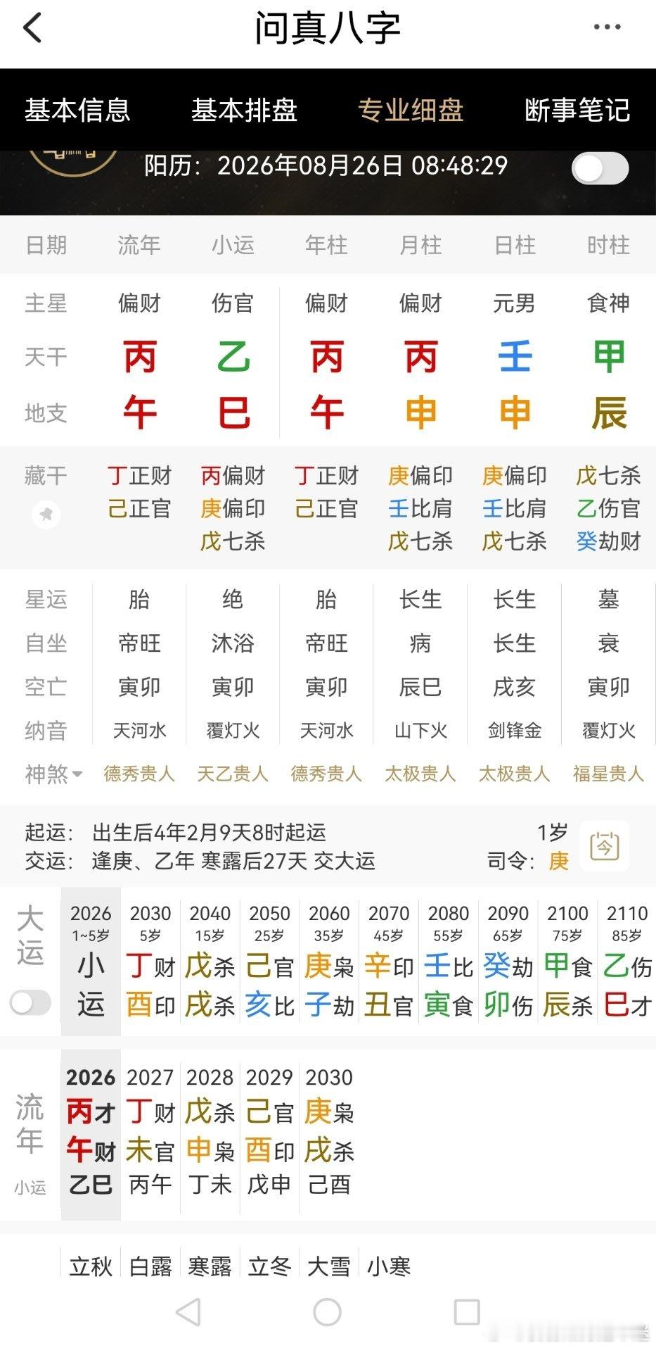 今日生辰八字（辰时）八字不错[赞]​​​