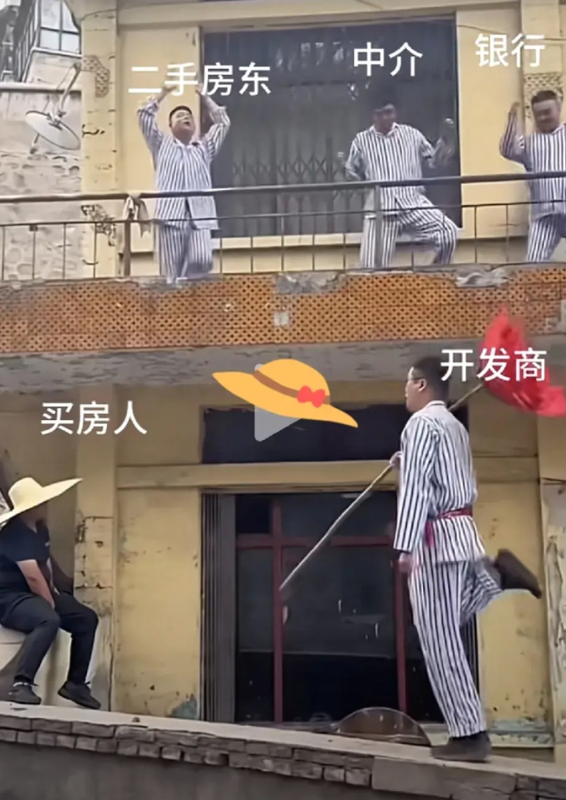 今年房地产的状态的这样，形容很贴切