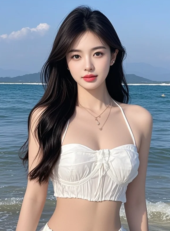 镜头定格与海浪对话的惬意
