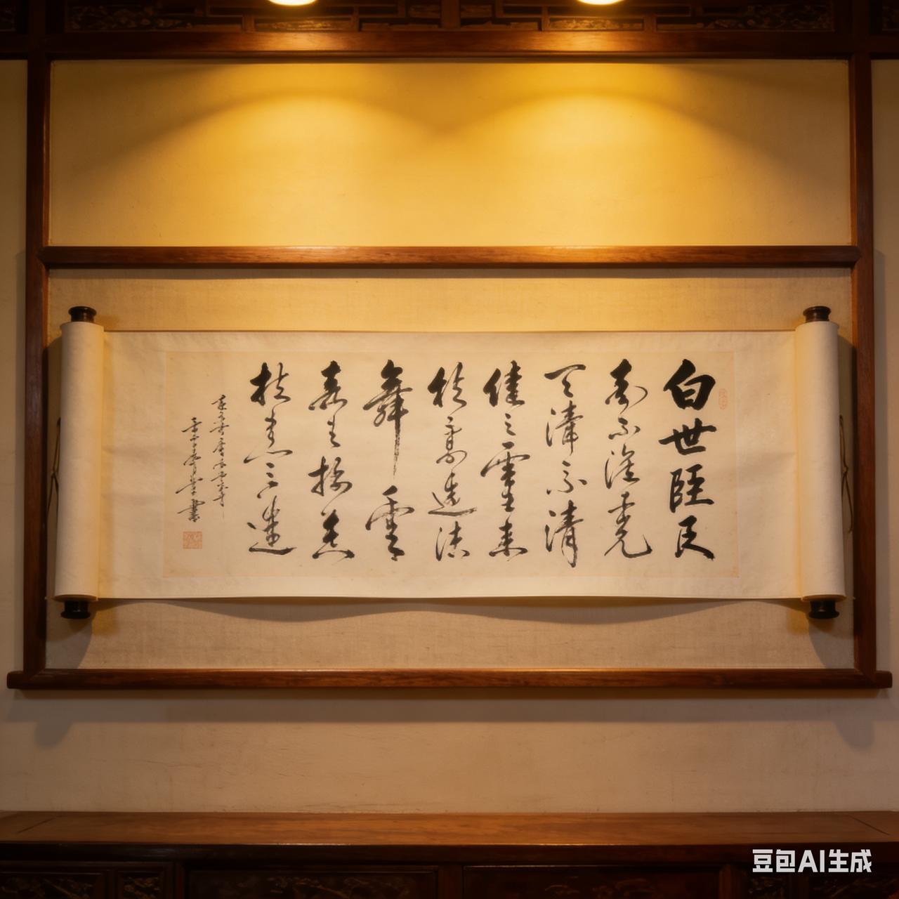 康有为与包世臣坚称碑学的伟大，是书法家的出路，如果不学碑没前途。白蕉知道后，批