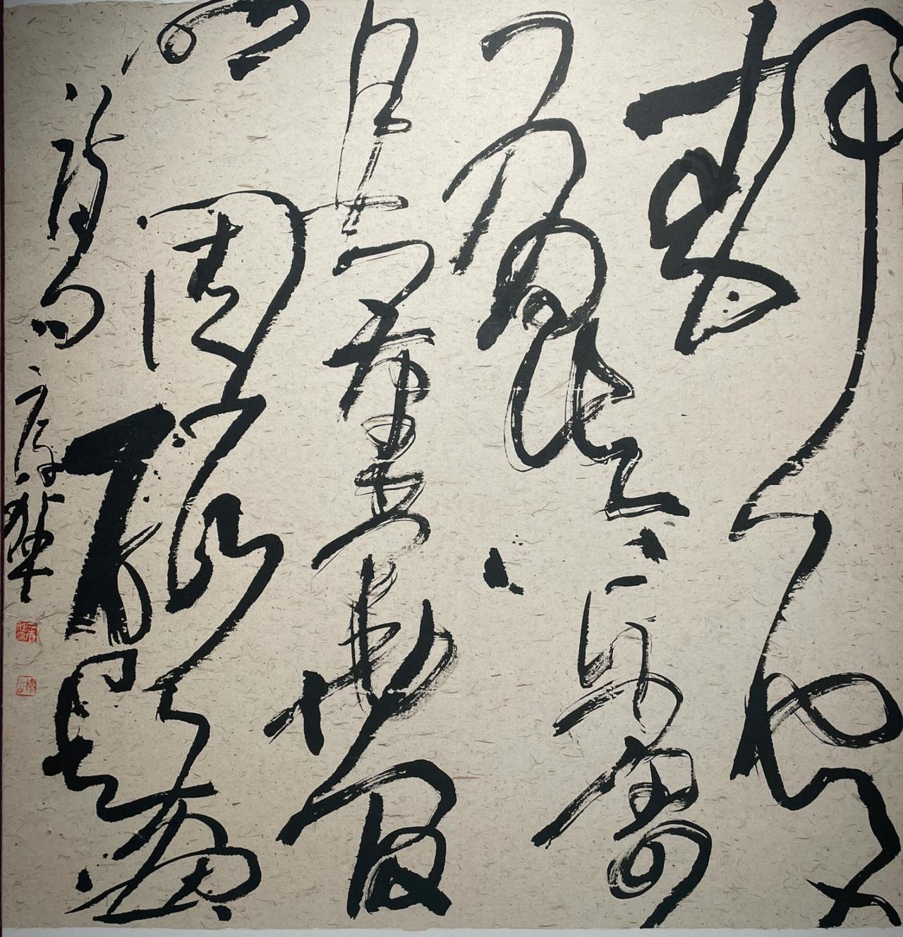 王厚祥谈“展览体”：现代书法家必须面向展厅，不容置疑王厚祥在展场上发言指出，