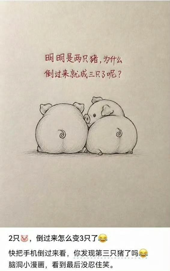 我倒过来看看来​​​