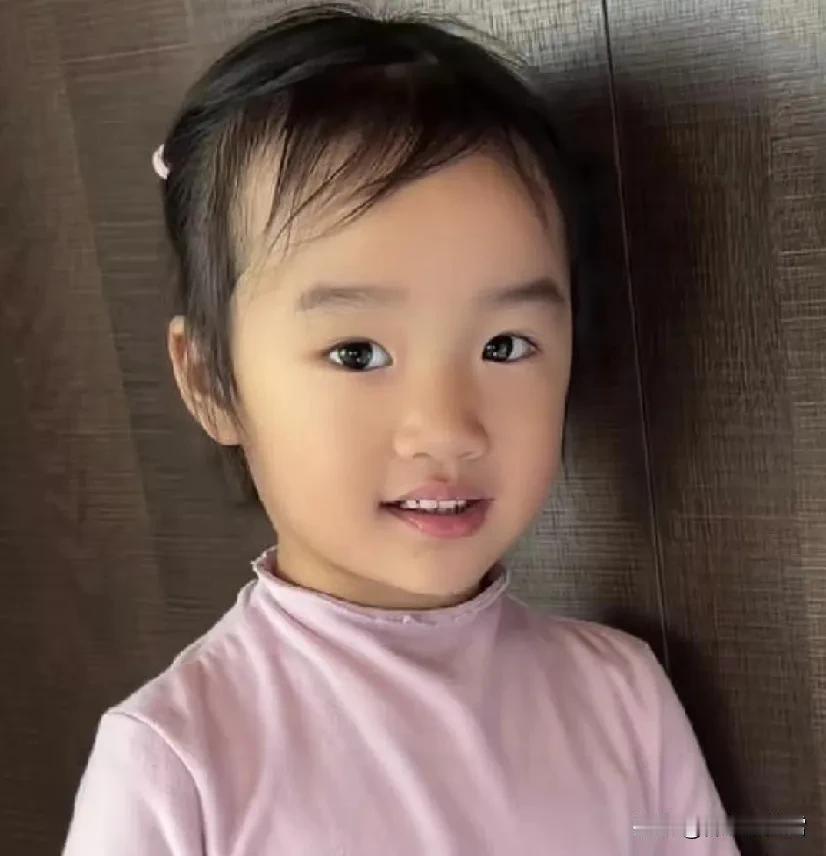 这个可爱纯真的小姑娘就是李亚鹏和海哈金喜的女儿李夏。小姑娘算是中规中矩地遗传