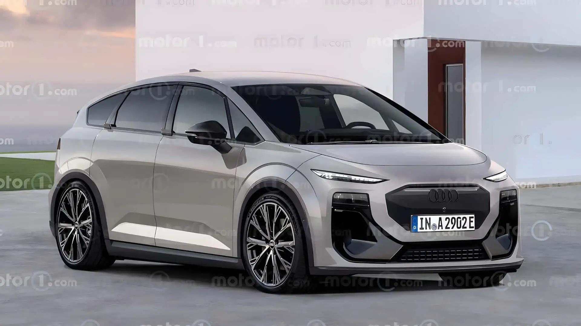 奥迪A2效果图出来了，我寻思，大差不差，秋天能见到，如果国内卖15个左右，