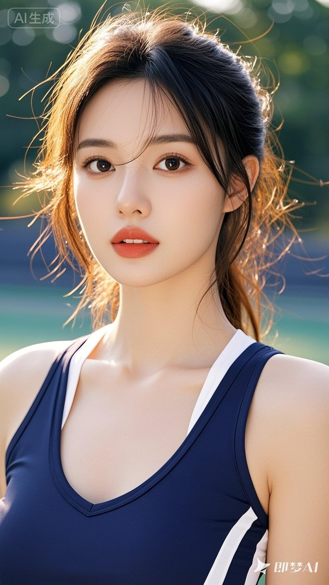 金句打卡她运动后，呼吸尚未平稳，目光却先于心跳，道出满心的欢喜，说自己好爱这一