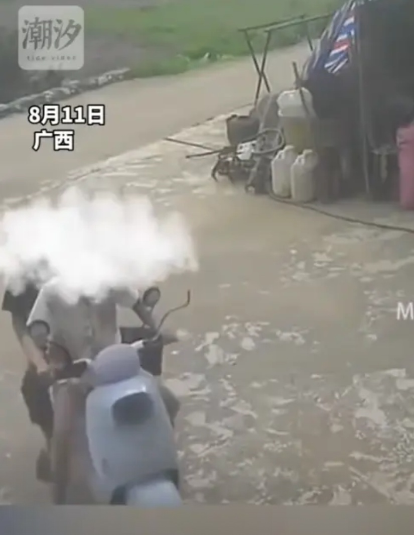 “太嚣张了！”8月11日，广西，两名小伙子趁着大人不在，闯入别人家中，向同龄男孩