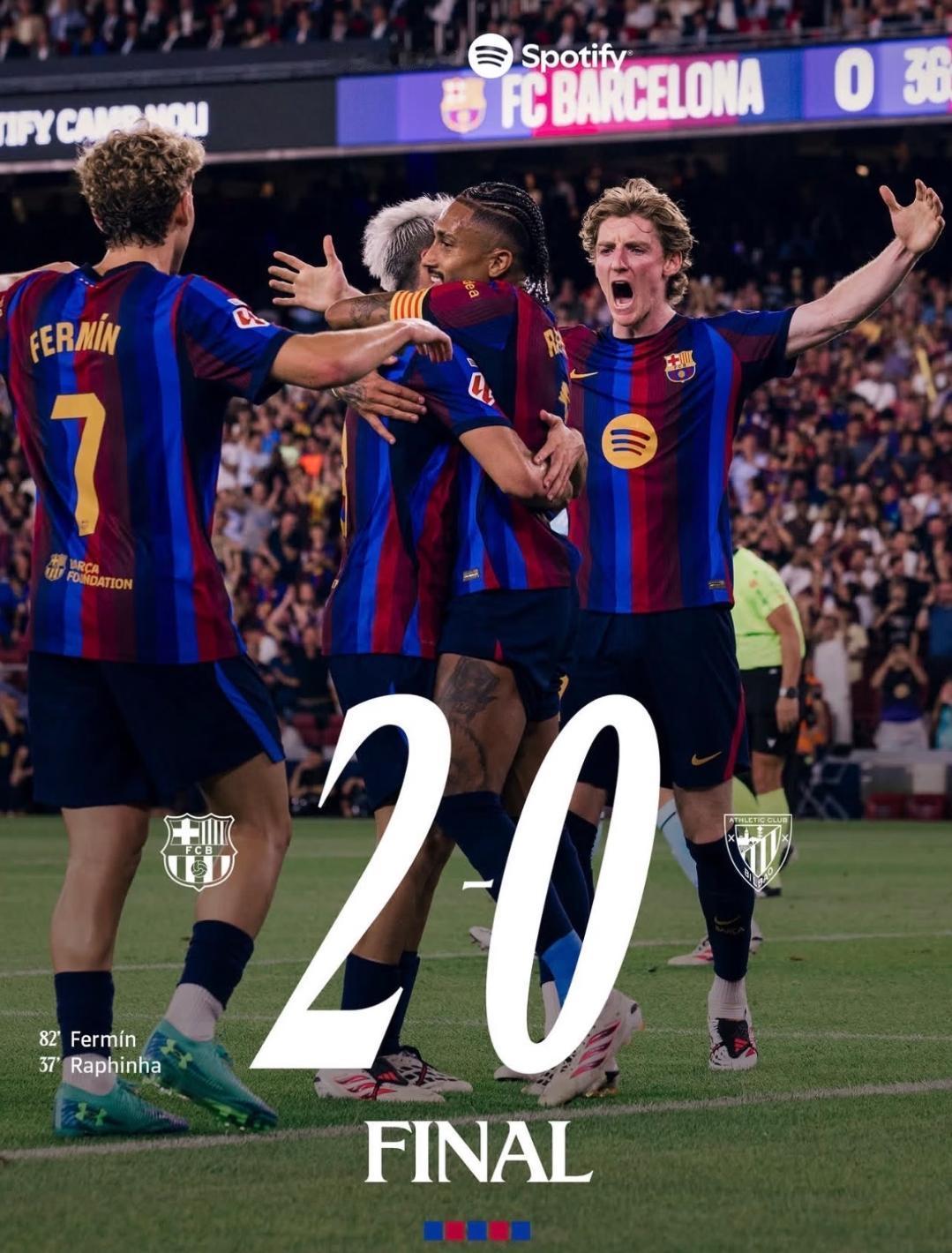 巴萨2-0毕巴，罗德里几乎隐身，“世一腰”就这？就谈三点！1.巴萨的高位逼抢对