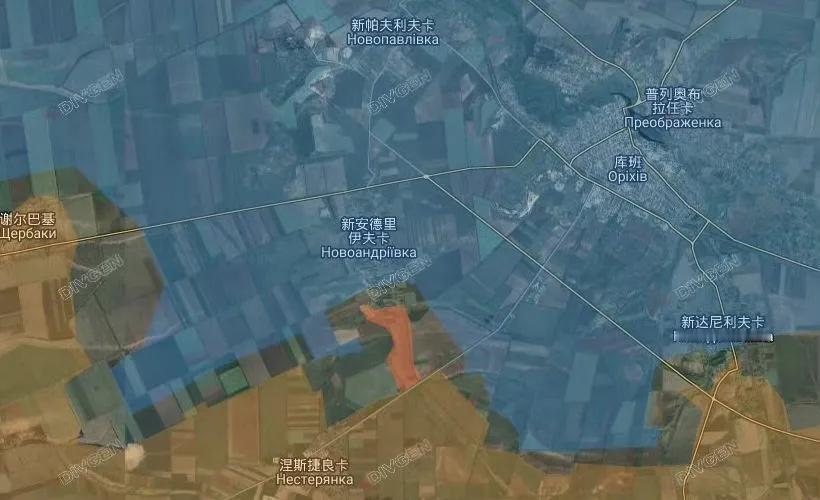 俄军第聂伯集群第58集团军在奥列霍夫（库班）西南蹦跳这一下子，把乌军惊出一身冷汗