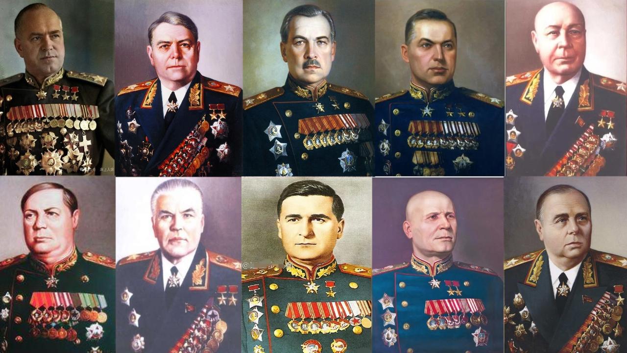 苏联十大元帅都有谁？你认为谁最厉害？第一位：朱可夫苏联卫国战争中最杰出的将