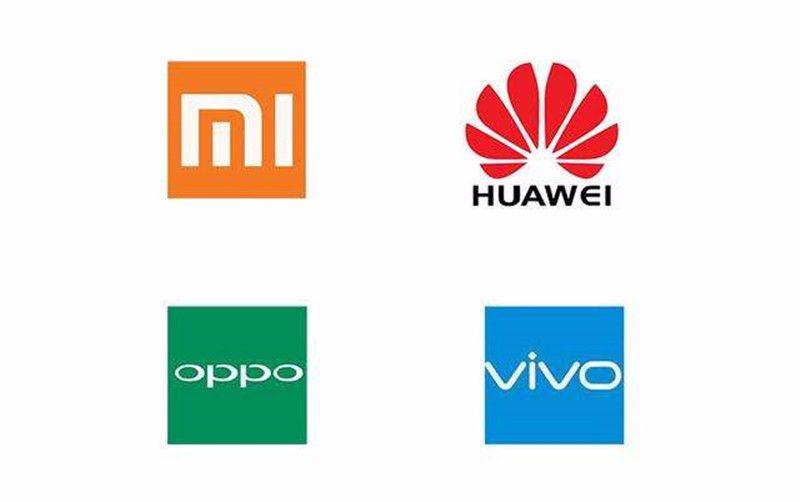 分别是华为(荣耀在内),oppo,vivo,魅族和小米(现在也要就红米在内了吧