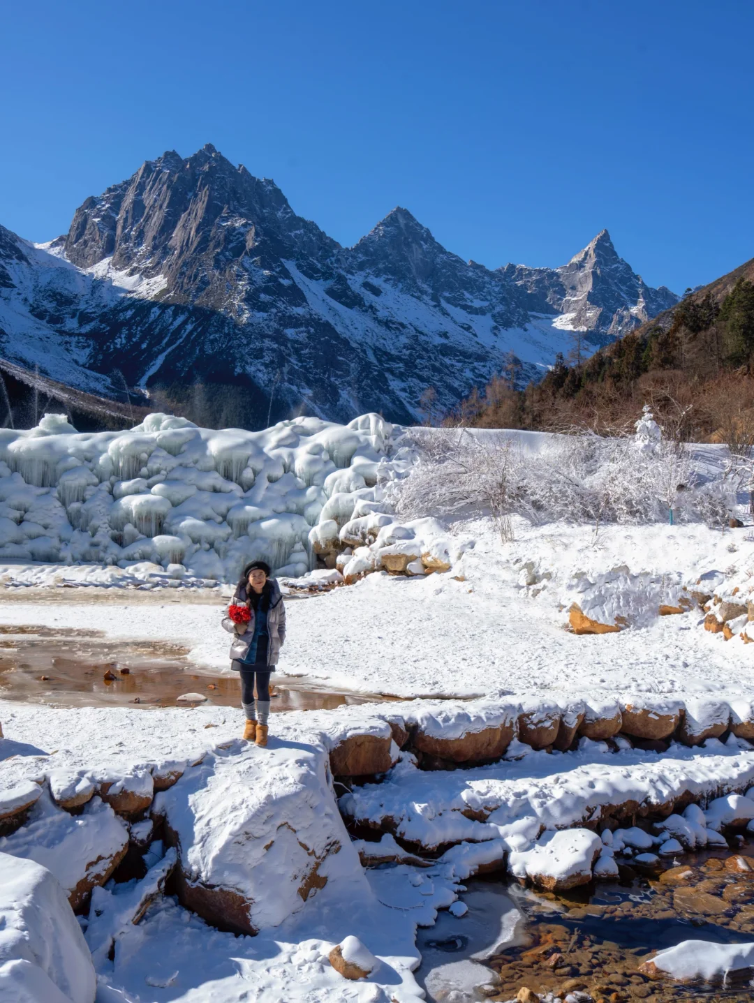 雪后的毕棚沟，像极了童话里的世界～❄️