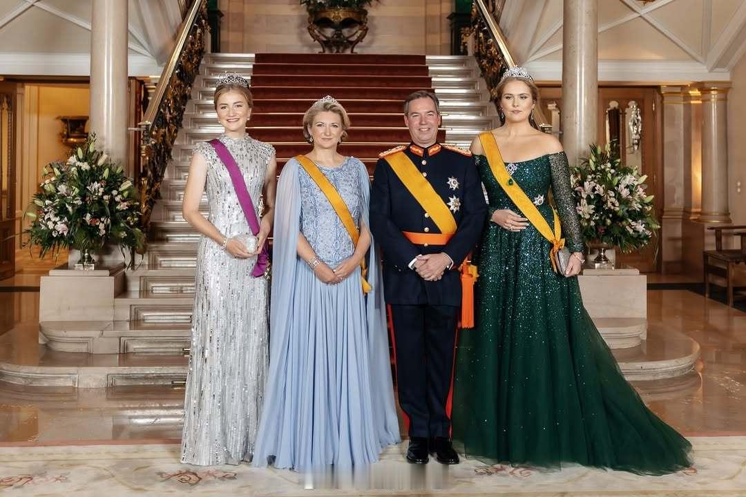 今天卢森堡王室发文分享昨天晚上的晚宴🇱🇺​​​